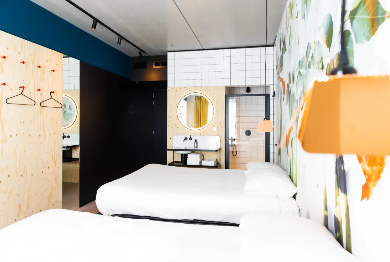Ein Zimmer im Urban Hotel Moloko in Enschede - Uit in Enschede