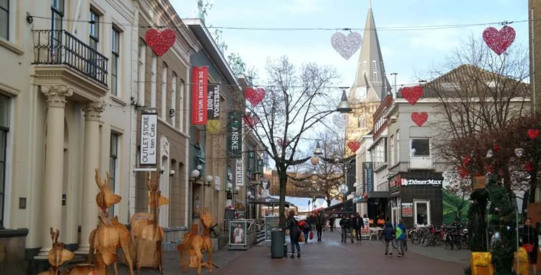 Winter Wonderland in der Langestraat in Enschede - Uit in Enschede