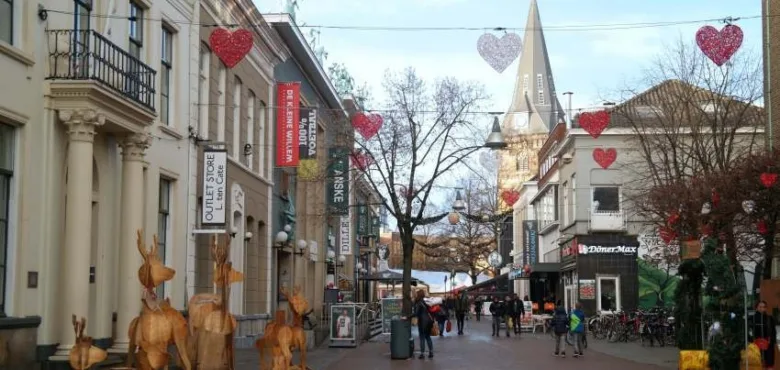 Winter Wonderland in der Langestraat in Enschede - Uit in Enschede